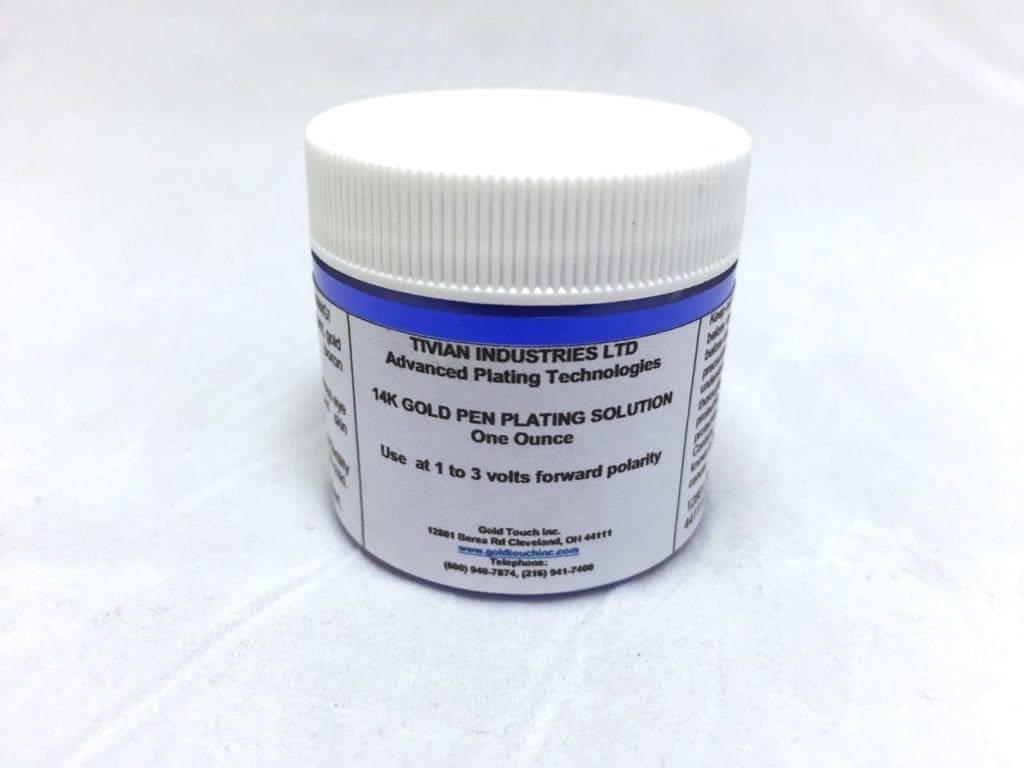 14K Gold Pen Plating Solution Non Cyanide