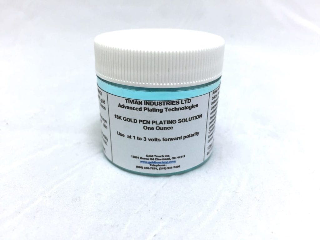 18K Non Cynaide Pen Plating Solution