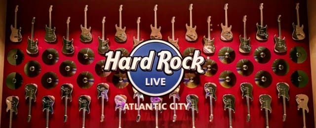 Cosmichrome guitars at the Hard Rock Casino in Atlantic City